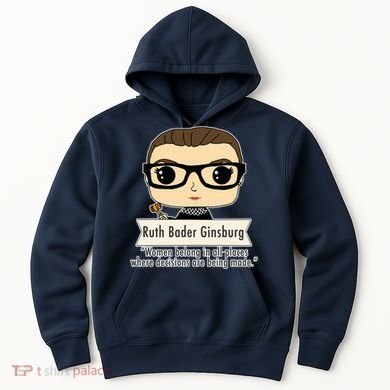 Ruth Bader Ginsburg Cute Cartoon Quote Hoodie