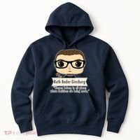 Ruth Bader Ginsburg Cute Cartoon Quote Hoodie thumb 0