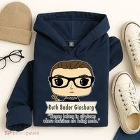 Ruth Bader Ginsburg Cute Cartoon Quote Hoodie thumb 4