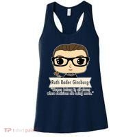 Ruth Bader Ginsburg Cute Cartoon Quote Women's Tank Top thumb 0