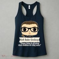 Ruth Bader Ginsburg Cute Cartoon Quote Women's Tank Top thumb 3