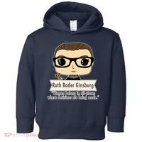 Ruth Bader Ginsburg Cute Cartoon Quote Toddler Hoodie thumb 0