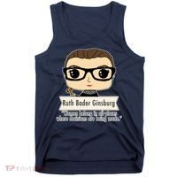 Ruth Bader Ginsburg Cute Cartoon Quote Tank Top thumb 0