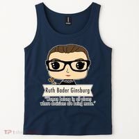 Ruth Bader Ginsburg Cute Cartoon Quote Tank Top thumb 2