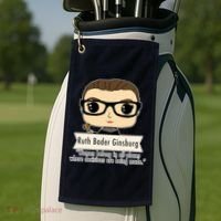 Ruth Bader Ginsburg Cute Cartoon Quote Golf Towel thumb 2