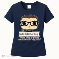 Ruth Bader Ginsburg Cute Cartoon Quote Women's T-Shirt thumb 0