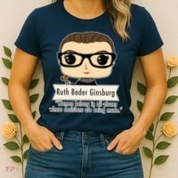 Ruth Bader Ginsburg Cute Cartoon Quote Women's T-Shirt thumb 2