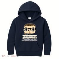 Ruth Bader Ginsburg Cute Cartoon Quote Kids Hoodie thumb 0