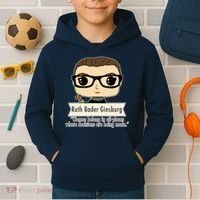 Ruth Bader Ginsburg Cute Cartoon Quote Kids Hoodie thumb 2