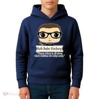 Ruth Bader Ginsburg Cute Cartoon Quote Kids Hoodie thumb 4