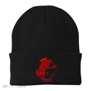 Ruth Bader Ginsburg Face Quotes Red Beanie
