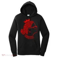 Ruth Bader Ginsburg Face Quotes Red Women's Hoodie thumb 0