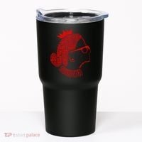 Ruth Bader Ginsburg Face Quotes Red Tumbler thumb 0