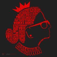 Ruth Bader Ginsburg Face Quotes Red Hat thumb 2