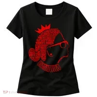 Ruth Bader Ginsburg Face Quotes Red Women's T-Shirt thumb 0