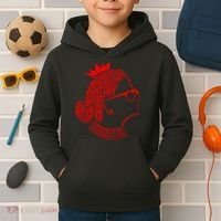 Ruth Bader Ginsburg Face Quotes Red Kids Hoodie thumb 2