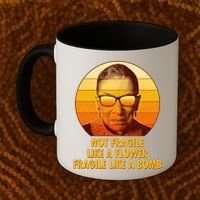 Ruth Bader Ginsburg Fragile Like A Bomb Tribute  Coffee Mug thumb 2