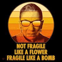 Ruth Bader Ginsburg Fragile Like A Bomb Tribute  Coffee Mug thumb 5
