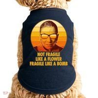 Ruth Bader Ginsburg Fragile Like A Bomb Tribute  Doggie Tank thumb 0