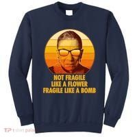 Ruth Bader Ginsburg Fragile Like A Bomb Tribute  Sweatshirt thumb 0