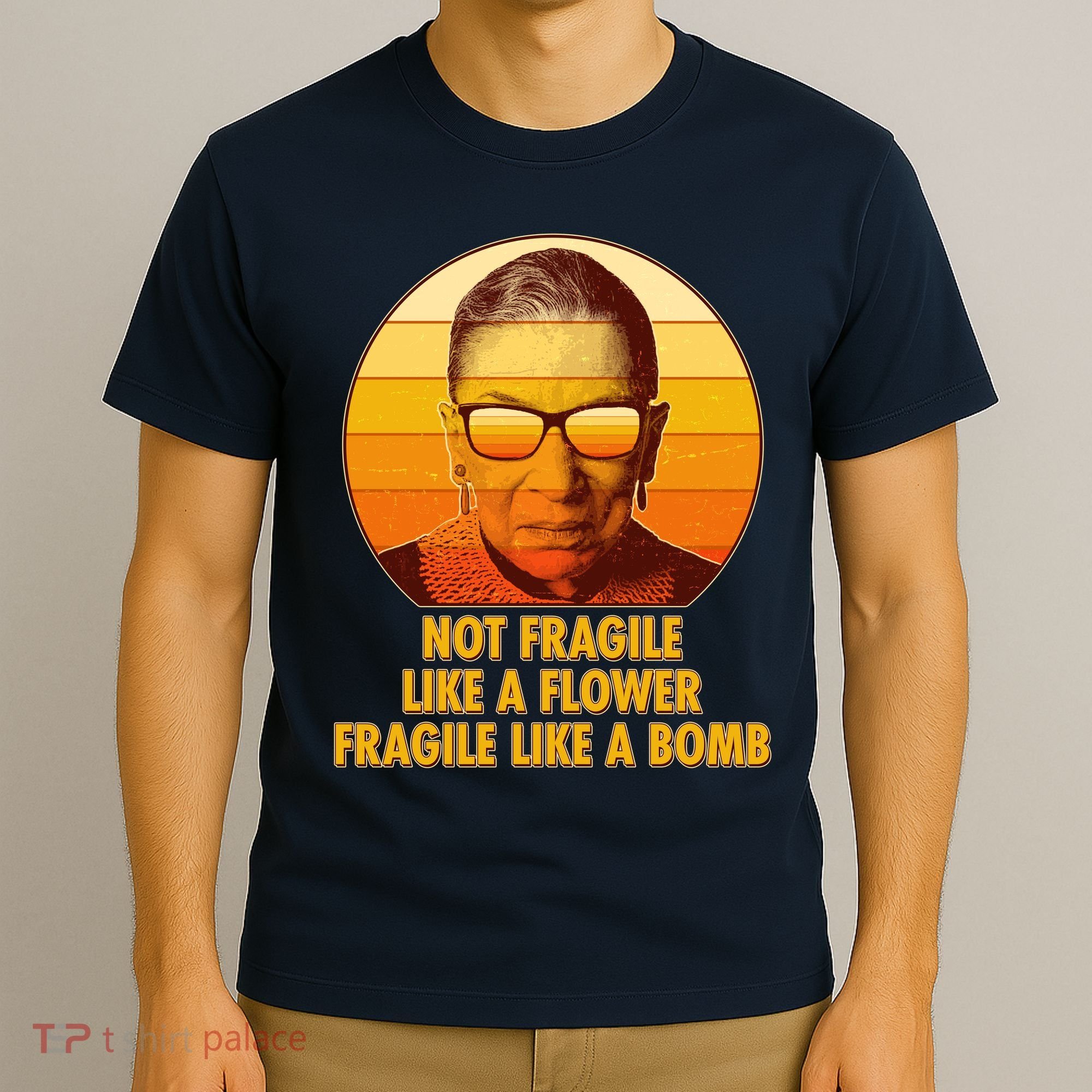 Ruth Bader Ginsburg Fragile Like A Bomb Tribute  T-Shirt