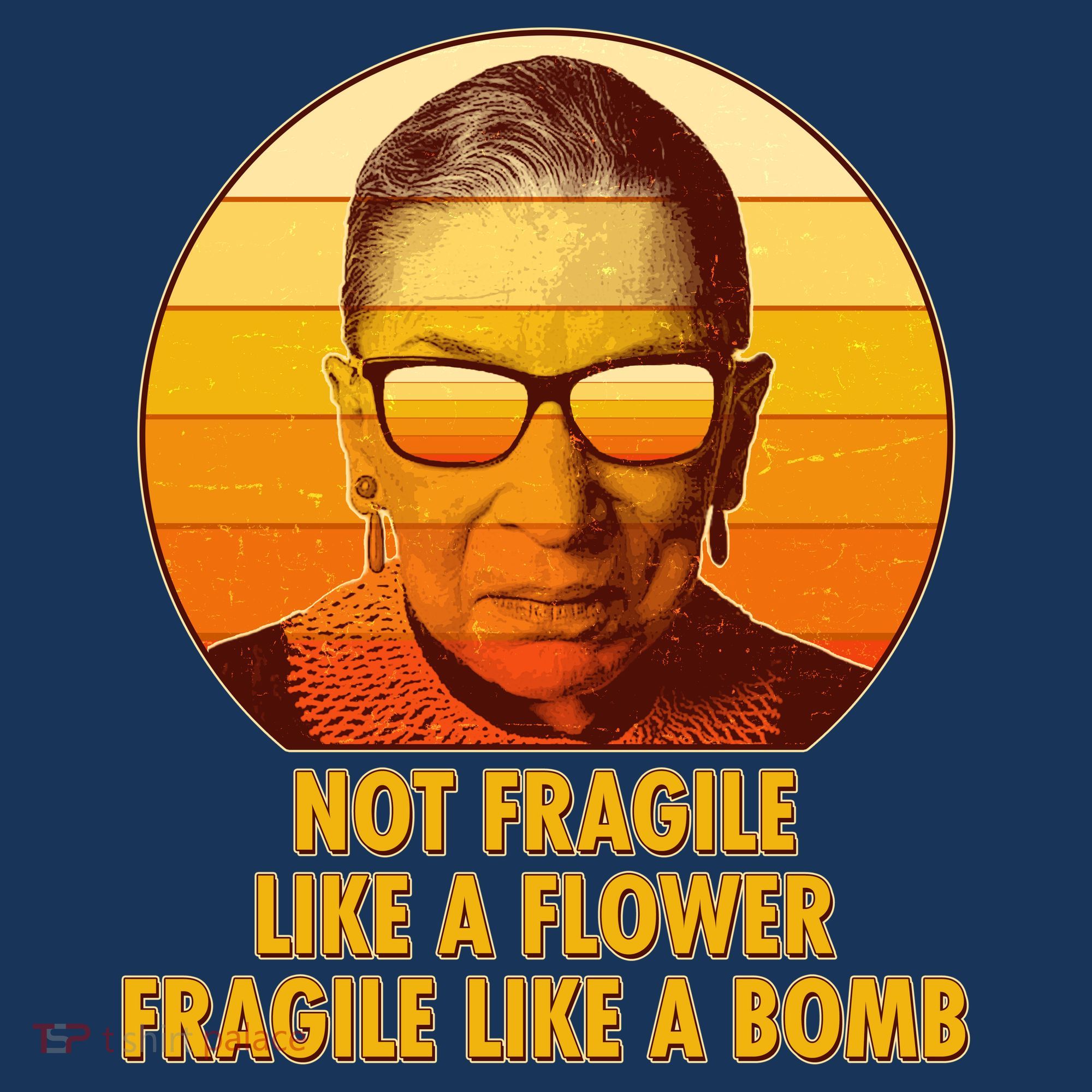 Ruth Bader Ginsburg Fragile Like A Bomb Tribute  Women's Hoodie