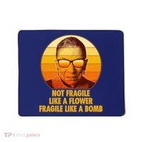 Ruth Bader Ginsburg Fragile Like A Bomb Tribute  Mousepad thumb 0