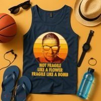 Ruth Bader Ginsburg Fragile Like A Bomb Tribute  Tank Top thumb 4