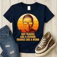 Ruth Bader Ginsburg Fragile Like A Bomb Tribute  Women's T-Shirt thumb 3