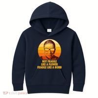 Ruth Bader Ginsburg Fragile Like A Bomb Tribute  Kids Hoodie thumb 0