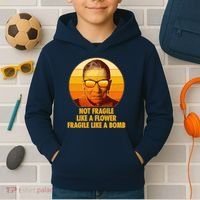 Ruth Bader Ginsburg Fragile Like A Bomb Tribute  Kids Hoodie thumb 2