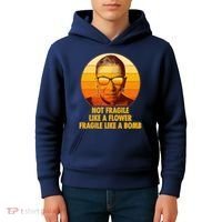 Ruth Bader Ginsburg Fragile Like A Bomb Tribute  Kids Hoodie thumb 4