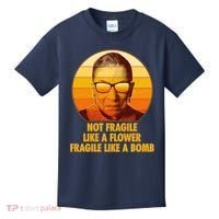 Ruth Bader Ginsburg Fragile Like A Bomb Tribute  Kids T-Shirt thumb 0