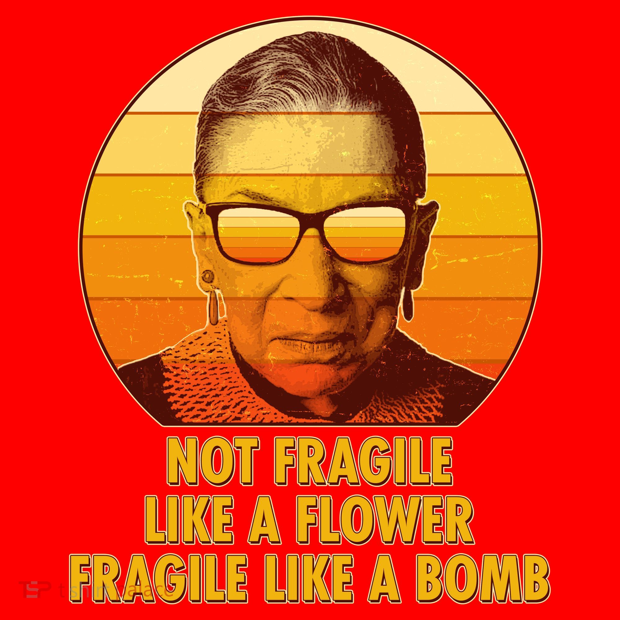 Ruth Bader Ginsburg Fragile Like A Bomb Tribute  Santa Hat