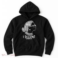 Ruth Bader Ginsburg I Dissent Notorious RBG Tribute Quotes Hoodie thumb 0