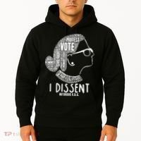 Ruth Bader Ginsburg I Dissent Notorious RBG Tribute Quotes Hoodie thumb 2