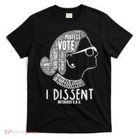 Ruth Bader Ginsburg I Dissent Notorious RBG Tribute Quotes T-Shirt thumb 0