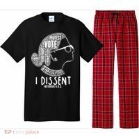Ruth Bader Ginsburg I Dissent Notorious RBG Tribute Quotes Pajama Set thumb 0