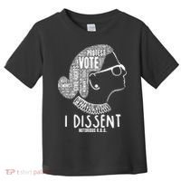 Ruth Bader Ginsburg I Dissent Notorious RBG Tribute Quotes Toddler T-Shirt thumb 0