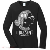 Ruth Bader Ginsburg I Dissent Notorious RBG Tribute Quotes Women's Long Sleeve Shirt thumb 0