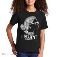 Ruth Bader Ginsburg I Dissent Notorious RBG Tribute Quotes Kids T-Shirt thumb 2