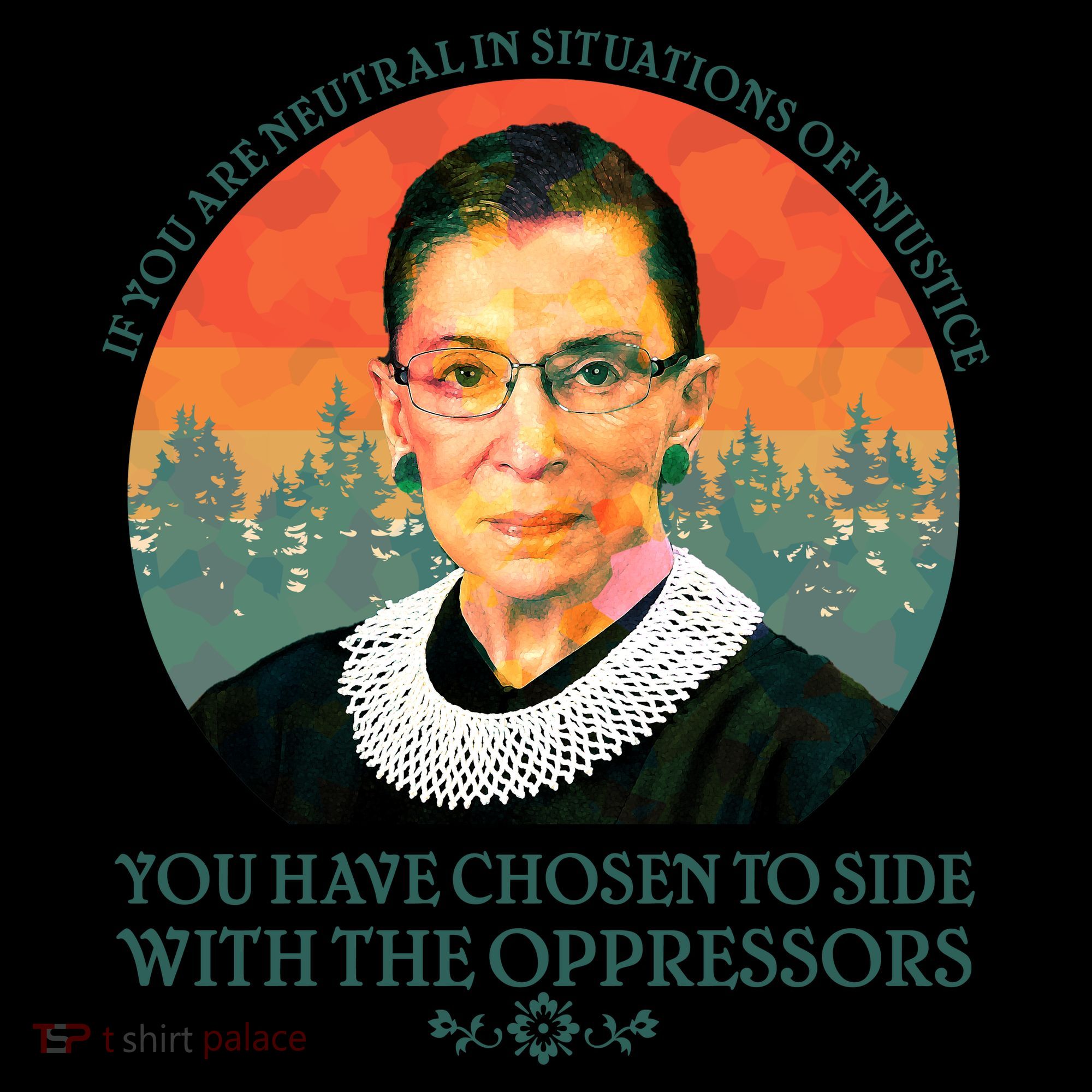 Ruth Bader Ginsburg Injustice Oppressors RBG Quote Coffee Mug