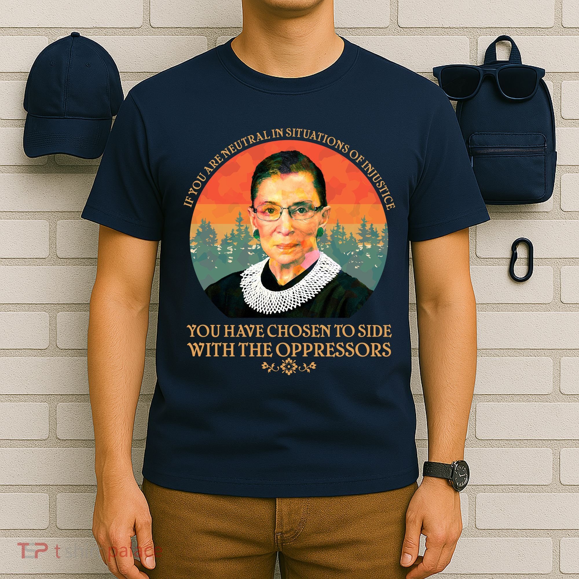 Ruth Bader Ginsburg Injustice Oppressors RBG Quote T-Shirt