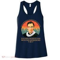 Ruth Bader Ginsburg Injustice Oppressors RBG Quote Women's Tank Top thumb 0