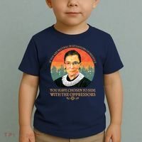 Ruth Bader Ginsburg Injustice Oppressors RBG Quote Toddler T-Shirt thumb 2
