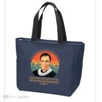 Ruth Bader Ginsburg Injustice Oppressors RBG Quote Tote Bag thumb 3