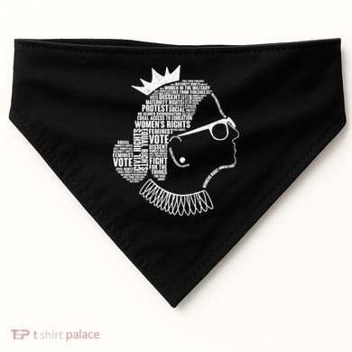 Ruth Bader Ginsburg Notorious RBG Quotes USA-Made Doggie Bandana