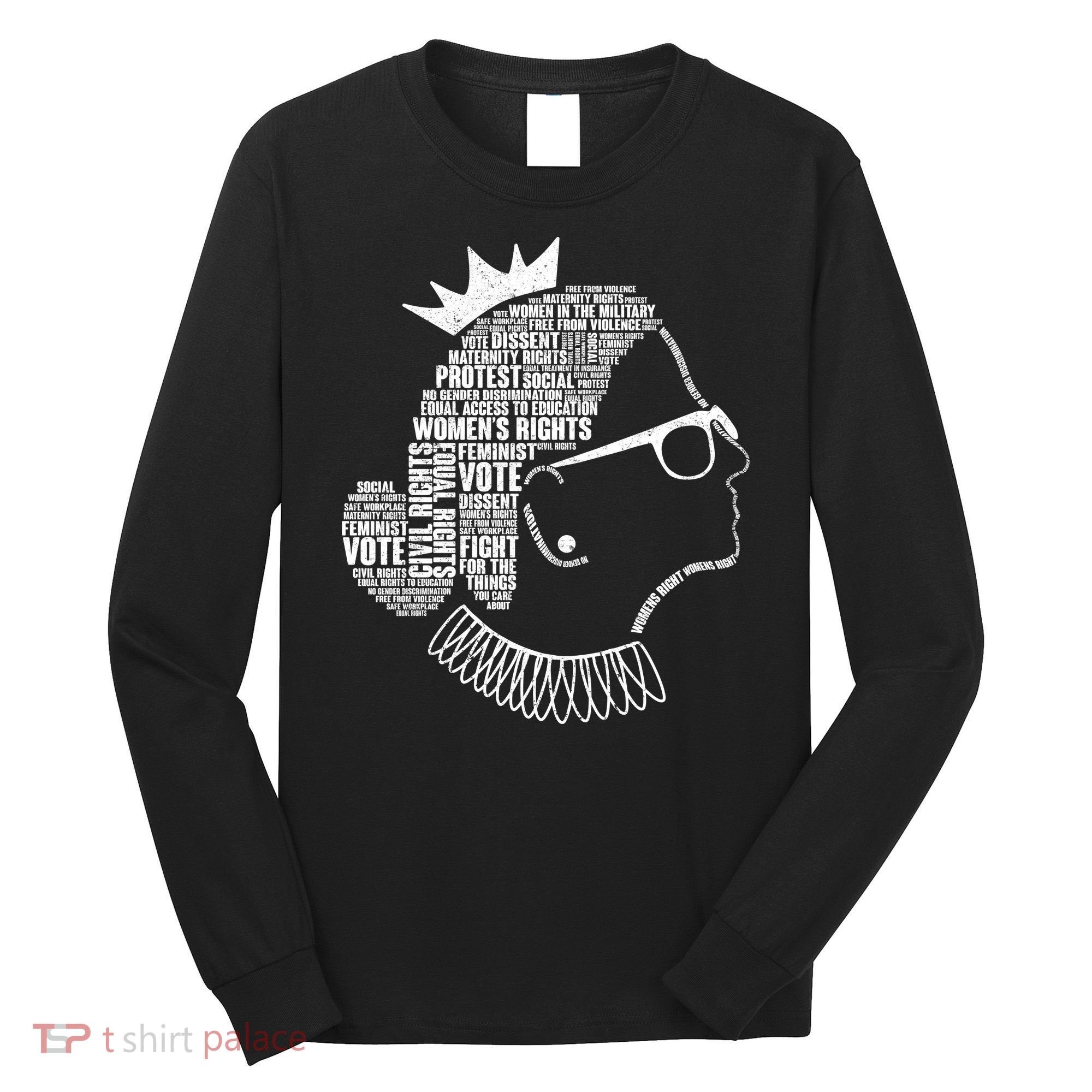 Ruth Bader Ginsburg Notorious RBG Quotes Long Sleeve Shirt