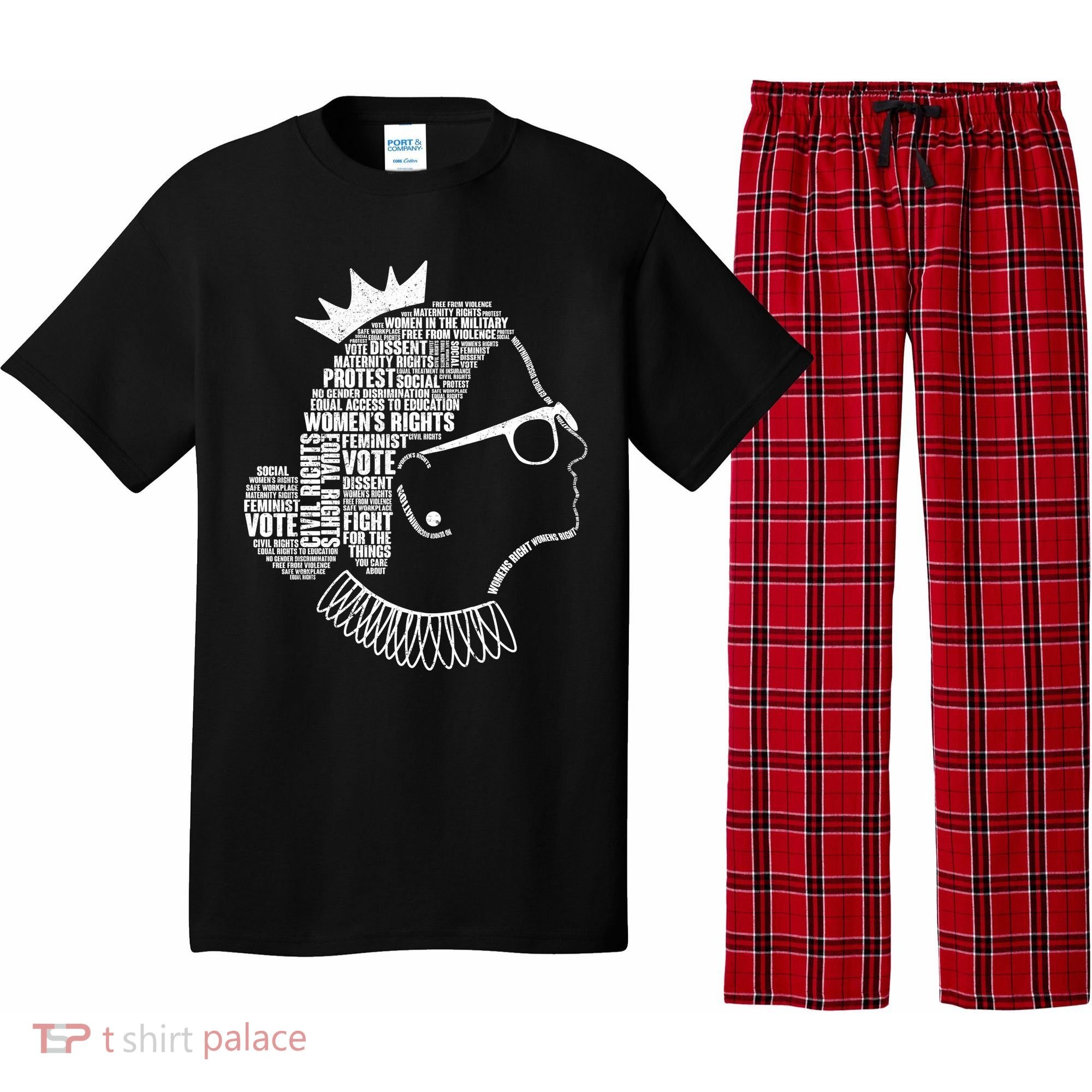 Ruth Bader Ginsburg Notorious RBG Quotes Pajama Set
