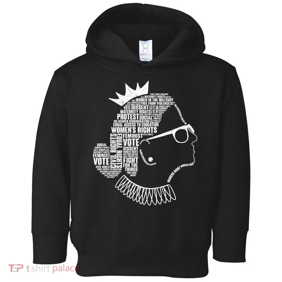 Ruth Bader Ginsburg Notorious RBG Quotes Toddler Hoodie